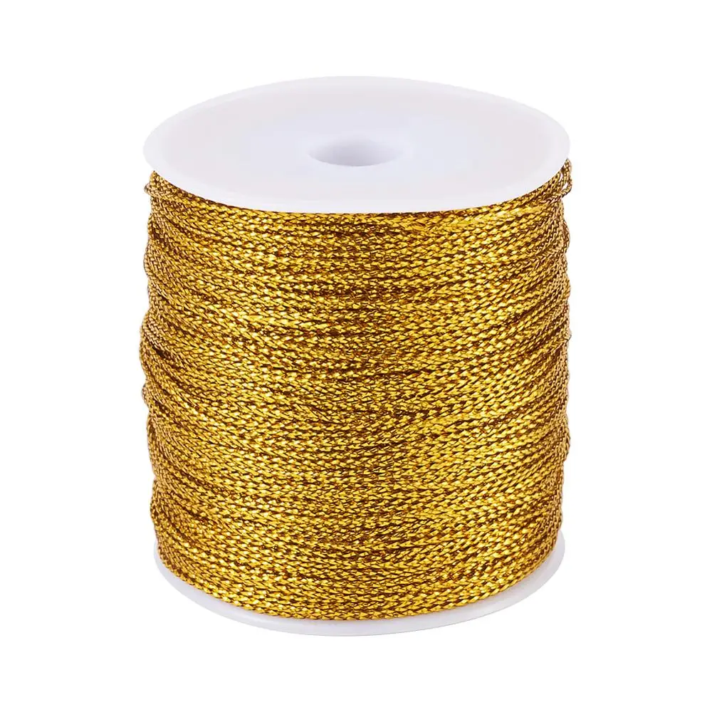 Шнур плетеный металлический для украшений, 1 мм, 100 м/рулон
Шнур плетеный металлический для украшений, 1 мм, 100 м/рулон