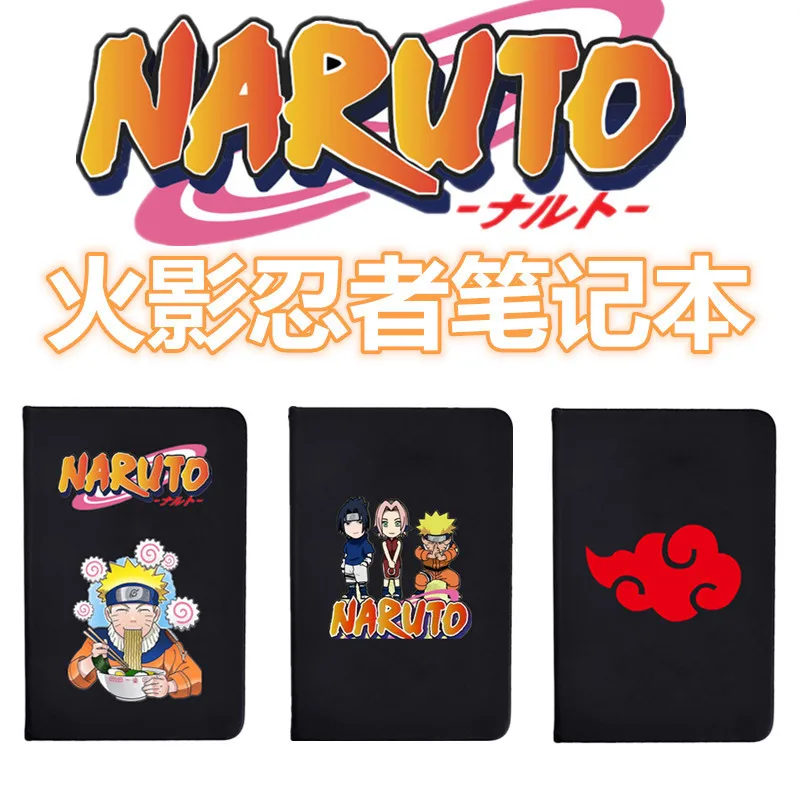 Новый Блокнот Naruto блокнот с анимацией дневник черный матовый для письма офисные