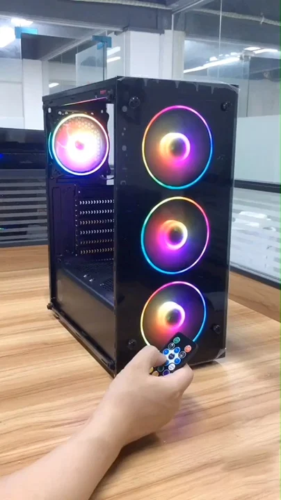 Дешевый Производитель OEM ODM Настольный светодиодный 16GB DDR4 HDD SSD GTX 1060 6GB GPU VGA E5-2660