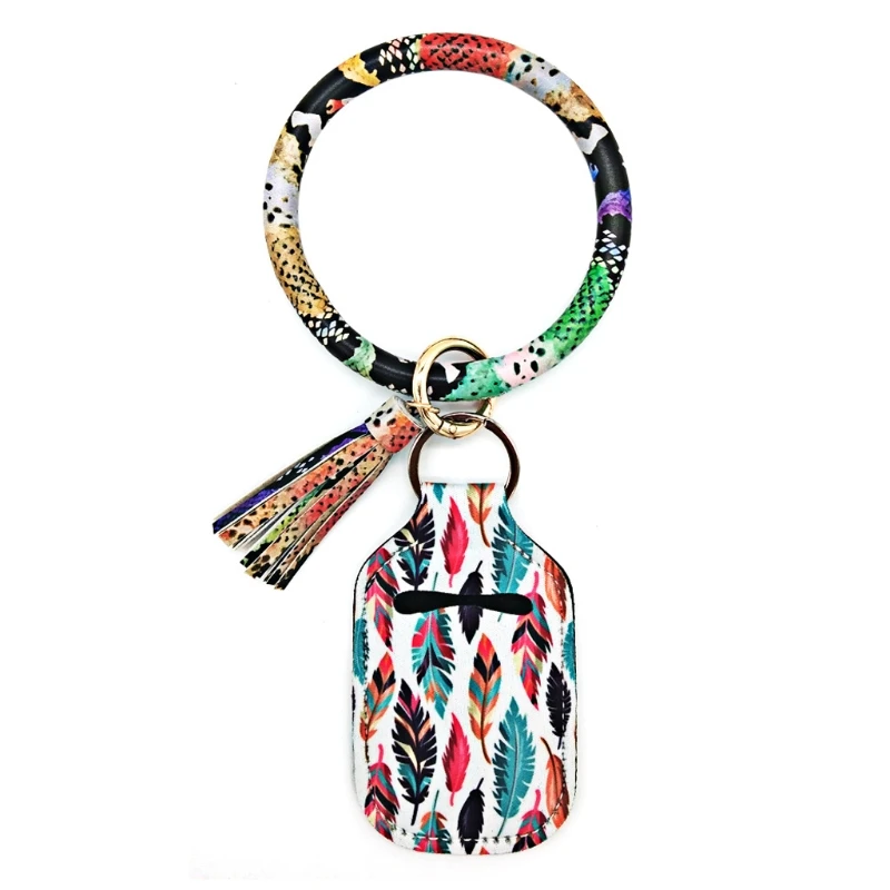 2021 New Leopard Print Leather Bracelet Wristlet Keychain with Empty Refillable Bottle
2021 New Leopard Print Leather Bracelet Wristlet Keychain with Empty Refillable Bottle