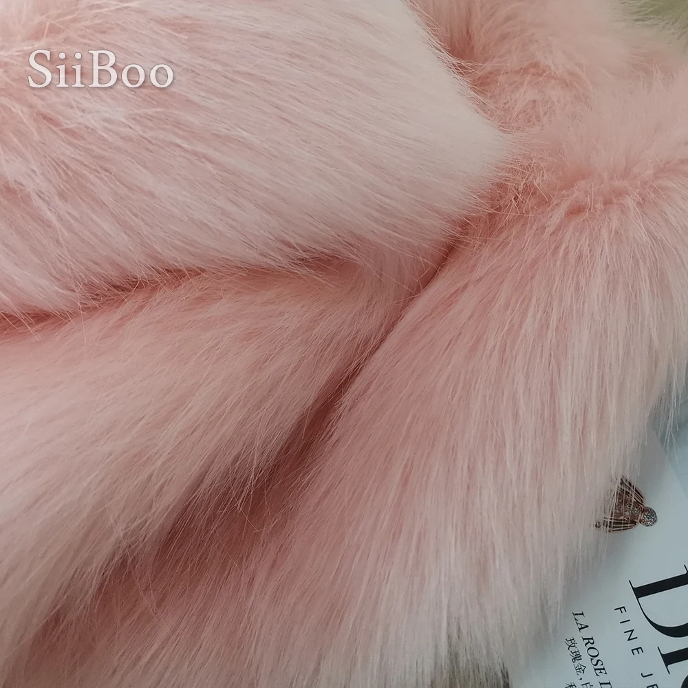 1 шт. плюшевая ткань из искусственного лисьего меха 4 см 170x50 см|fox fur fabric|fur fabricfur cloth |