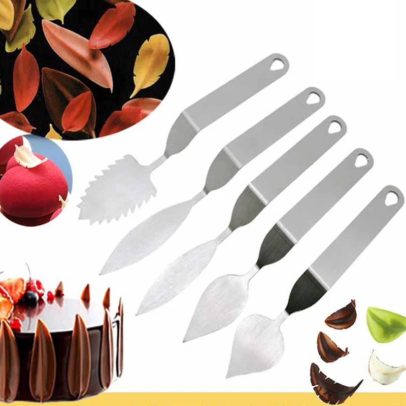 2021 New 5 Pcs Stainless Steel Chocolate Cake Decorating Tools Set Mousse Cake Fondant Pastry Baking Tool Utensils For Kitchen
2021 New 5 Pcs Stainless Steel Chocolate Cake Decorating Tools Set Mousse Cake Fondant Pastry Baking Tool Utensils For Kitchen