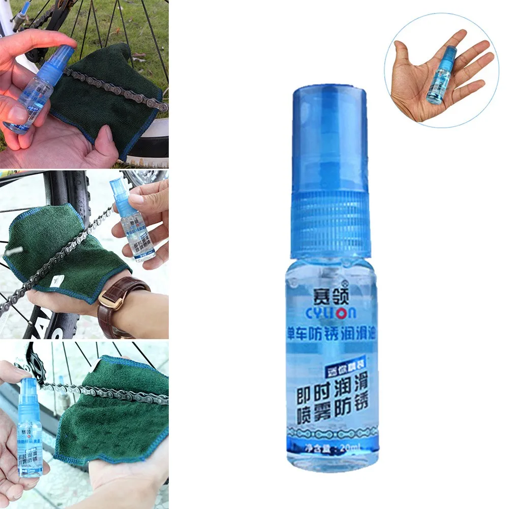 1pc 20ml Bike Mini Spray Type Lubricant Chain Oil Bicycle Chain Flywheel Cleaning Anti-Rust Cycling Lubricating Oils Repair Tool
1pc 20ml Bike Mini Spray Type Lubricant Chain Oil Bicycle Chain Flywheel Cleaning Anti-Rust Cycling Lubricating Oils Repair Tool