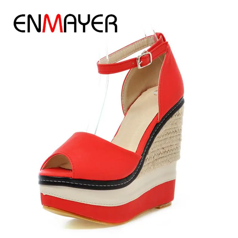 ENMAYER Summer Super High Wedges Shoes for Women Casual Mixed Colors Gladiator Sandals Women wedges shoes for women
ENMAYER Summer Super High Wedges Shoes for Women Casual Mixed Colors Gladiator Sandals Women wedges shoes for women
