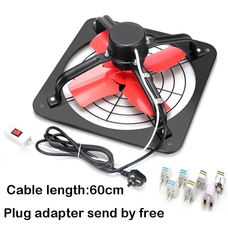 220V 4/6/7/11inch silence Ventilating Strong Exhaust Extractor Fan for Window Wall Bathroom Toilet Kitchen Mounted 110/150/180mm
220V 4/6/7/11inch silence Ventilating Strong Exhaust Extractor Fan for Window Wall Bathroom Toilet Kitchen Mounted 110/150/180mm