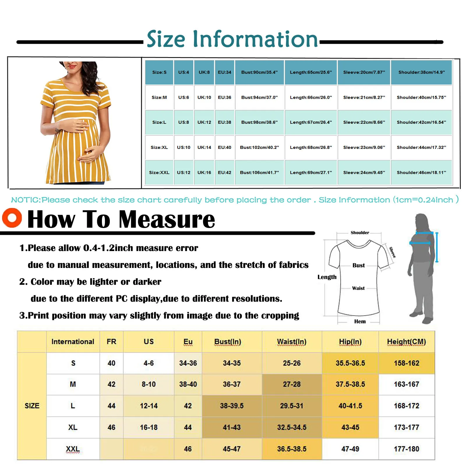 Summer Striped Print Women Maternity Tees Short Sleeve Fashion Print Tops Pregnancy T-shirt Clothes
Summer Striped Print Women Maternity Tees Short Sleeve Fashion Print Tops Pregnancy T-shirt Clothes