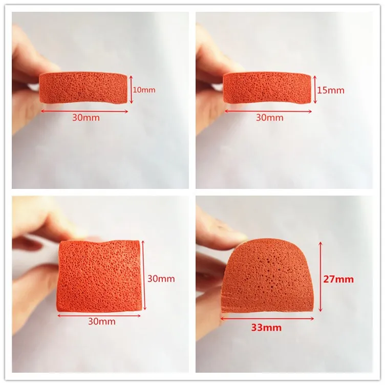 Silicone Foam Strip Heat Insulation Bar 30mm x 5mm / 15mm / 30mm 33mm x 27mm 30x10mm 30x30mm 33x27mm 1 Meter Red
Silicone Foam Strip Heat Insulation Bar 30mm x 5mm / 15mm / 30mm 33mm x 27mm 30x10mm 30x30mm 33x27mm 1 Meter Red