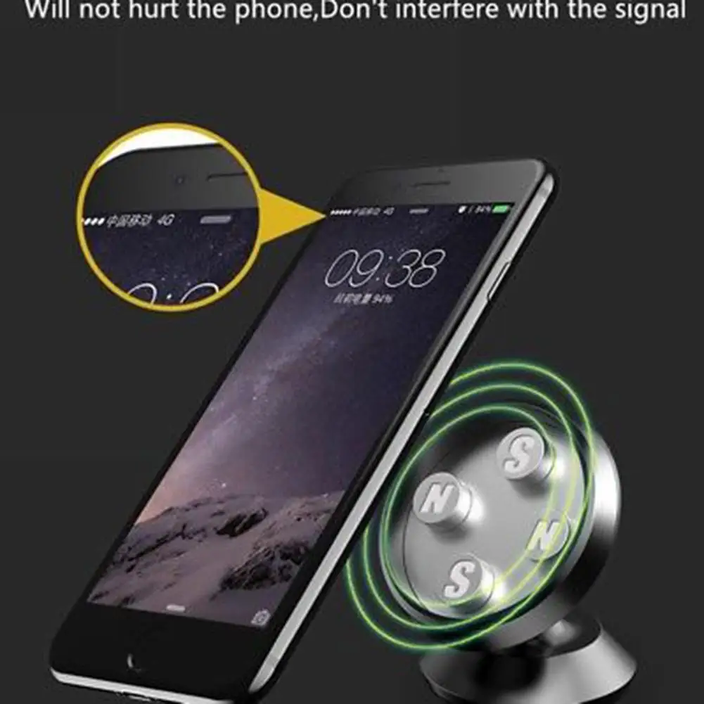 Universal Magnetic 360 Degree Rotation Car Mobile Phone Holder Stand Support Automobiles Interior Accessories 
Universal Magnetic 360 Degree Rotation Car Mobile Phone Holder Stand Support Automobiles Interior Accessories