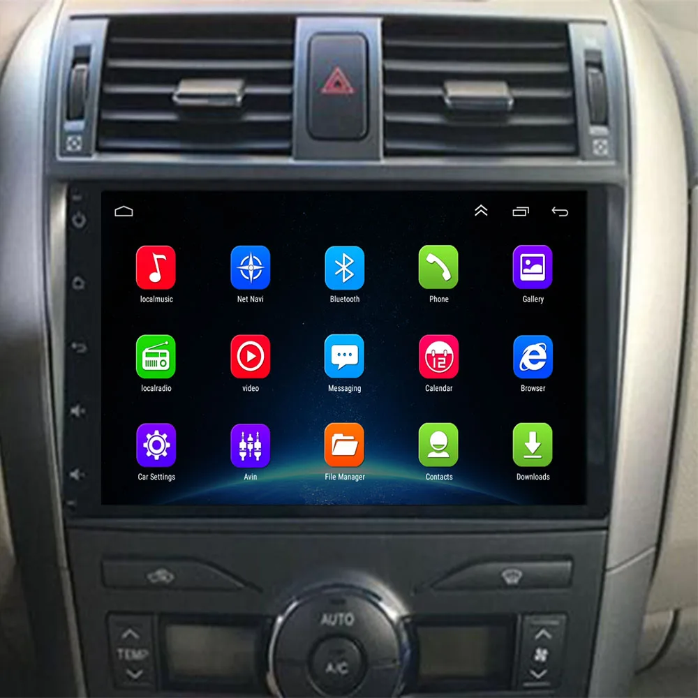 Для Toyota Corolla E140/150 2008 2009 2010 2011 2012 2013 автомобильный Android 10 Радио мультимедийный плеер