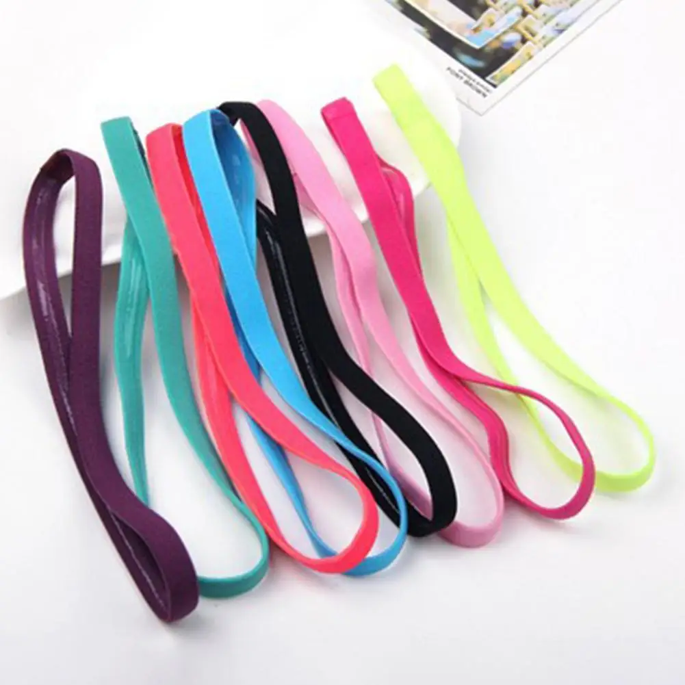 Popular Elastic Rope Candy Color Running Headband Football Non-Slip Hair Accessories Sports Yoga Hair Band Headband
Popular Elastic Rope Candy Color Running Headband Football Non-Slip Hair Accessories Sports Yoga Hair Band Headband