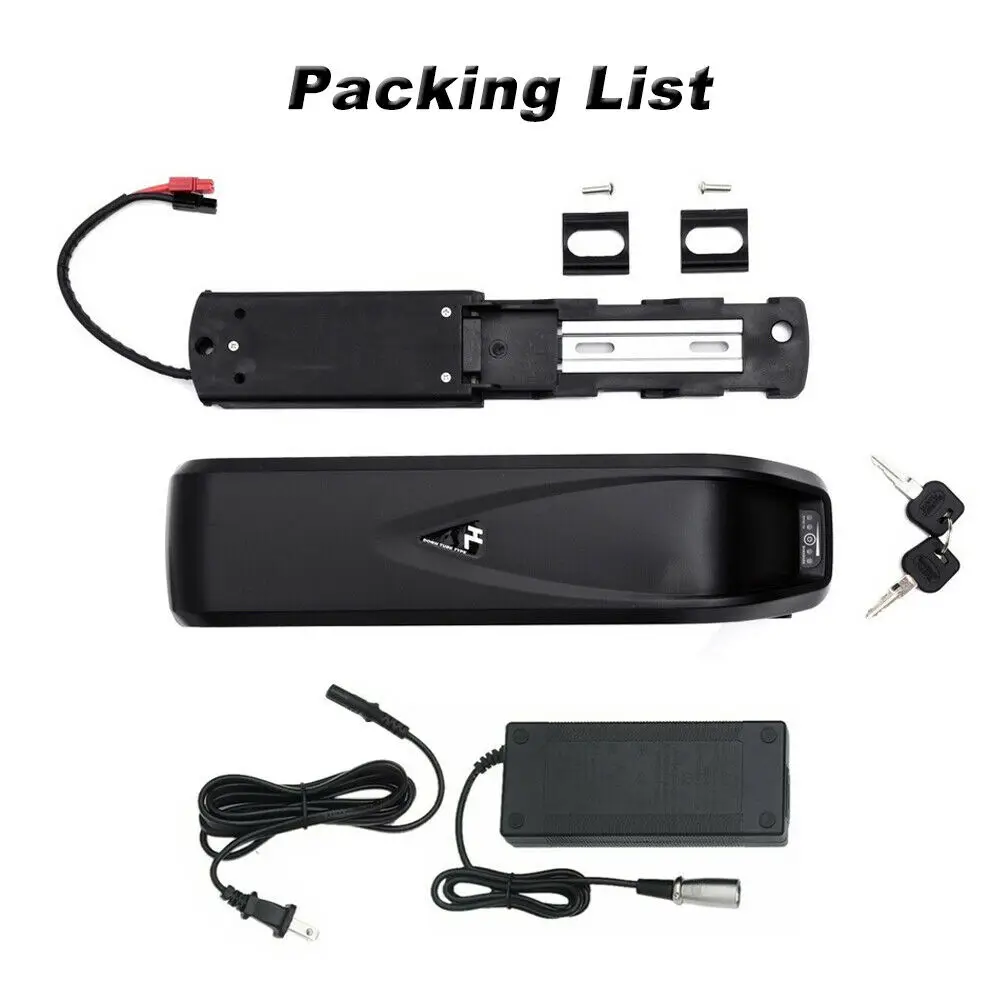 Ebike Battery 48V 52V 14.5AH with 18650 Samsung cell Electric Bike Batteries USB Charger Switch for Bafang 48V 1000W 750W Motor
Ebike Battery 48V 52V 14.5AH with 18650 Samsung cell Electric Bike Batteries USB Charger Switch for Bafang 48V 1000W 750W Motor