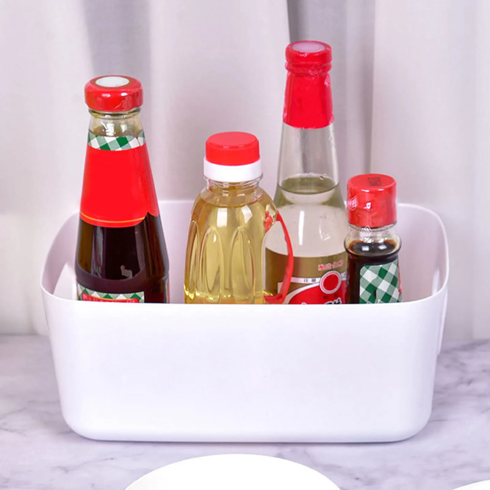 Plastic Sundry Storage Basket Student Desktop Snacks Cosmetic Storage Box Makeup Box Household Kitchen Sorting Box Organizer
Plastic Sundry Storage Basket Student Desktop Snacks Cosmetic Storage Box Makeup Box Household Kitchen Sorting Box Organizer