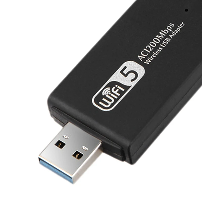 Wireless Network Card 1200M Gigabit 5G Dual-Band USB Network Card Wifi Receiver Driver-Free for Laptop/Desktop Computer
Wireless Network Card 1200M Gigabit 5G Dual-Band USB Network Card Wifi Receiver Driver-Free for Laptop/Desktop Computer