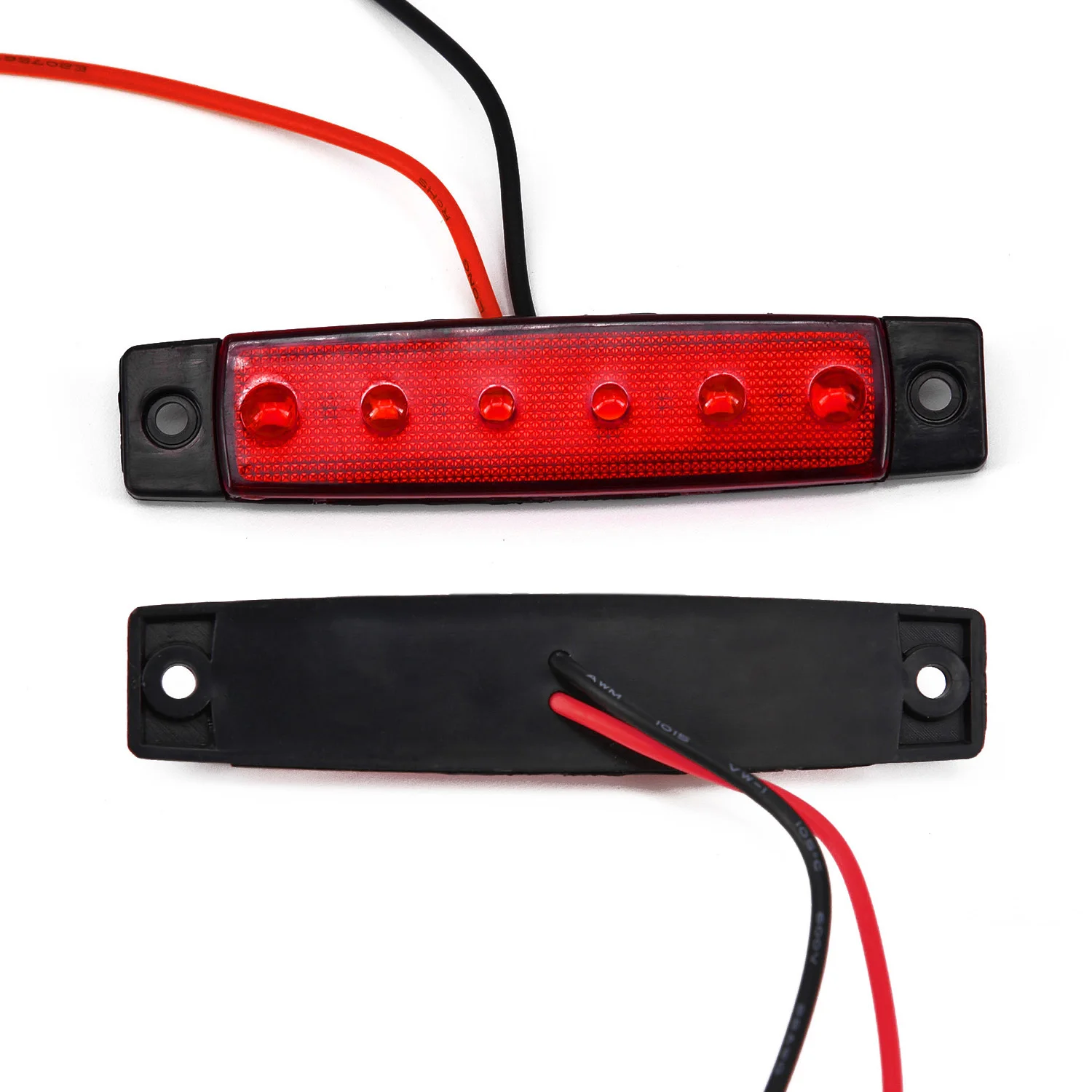 for Trailer Truck Side Marker Light Lamp Light Lorry Marker RV Side 6 LED