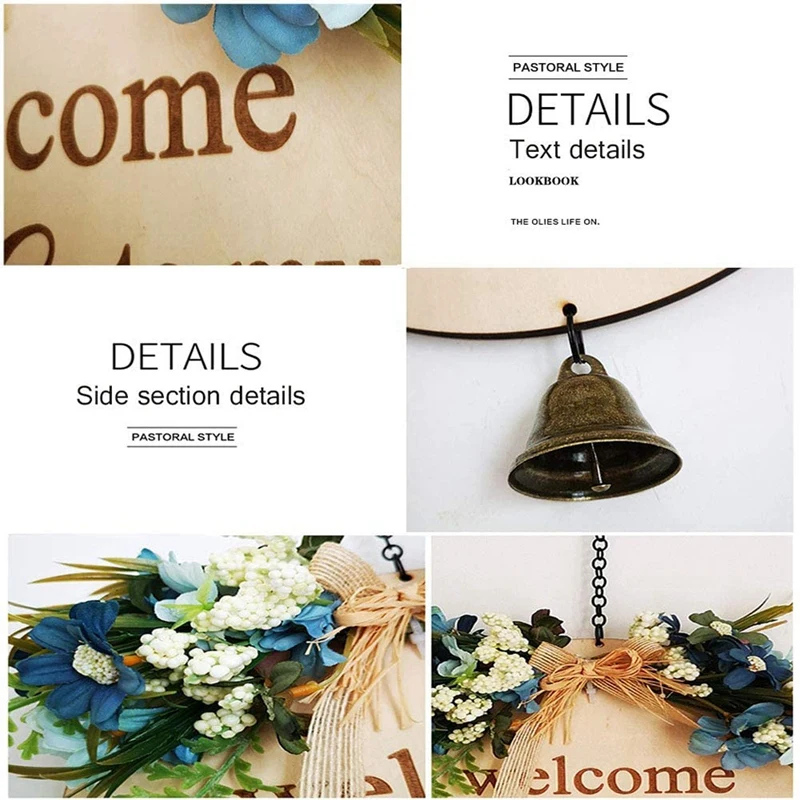 Big deal Welcome Sign for Front Door Decor,Hanging Sign Rustic Wood Hanging Sign with Bell,Outdoor Welcome Wreath for Porch,A
Big deal Welcome Sign for Front Door Decor,Hanging Sign Rustic Wood Hanging Sign with Bell,Outdoor Welcome Wreath for Porch,A
