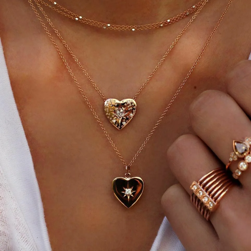 Gold Heart Multi Layer Collar Statement Chain Neckalce For Women 2019 Choker Pendant Fashion Jewelry Accessories Gift Wholesale 
Gold Heart Multi Layer Collar Statement Chain Neckalce For Women 2019 Choker Pendant Fashion Jewelry Accessories Gift Wholesale