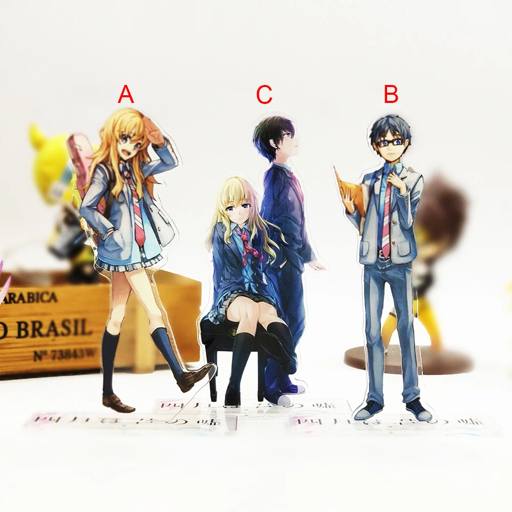 Your Lie in April Arima Kousei Miyazono Kaori anime acrylic standee figurines desk decoration cake topper
Your Lie in April Arima Kousei Miyazono Kaori anime acrylic standee figurines desk decoration cake topper