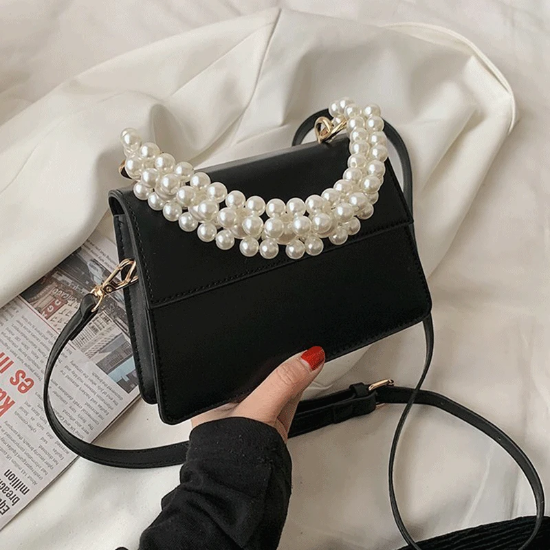 Simple Handbags Women Bags Designer Female Leather Messenger Bag Crossbody Bags for Women Pearl Shoulder Bag Fashion Party Sac
Simple Handbags Women Bags Designer Female Leather Messenger Bag Crossbody Bags for Women Pearl Shoulder Bag Fashion Party Sac
