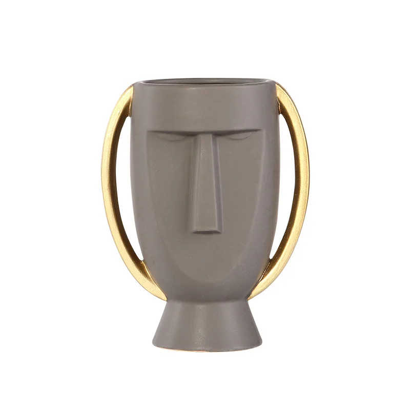 Nordic style avatar face art ceramic vase modern home decoration ornaments vase decoration household terrarium
Nordic style avatar face art ceramic vase modern home decoration ornaments vase decoration household terrarium