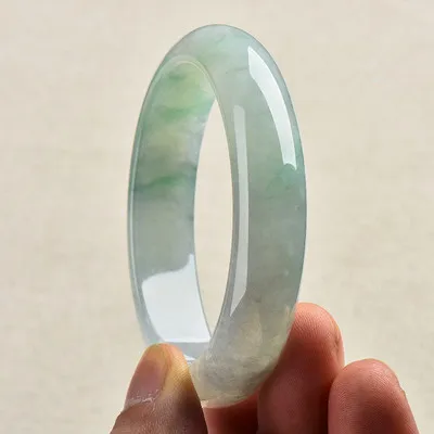 Natural Burmese Jadeite Double Light Green 54-64mm Bracelet Elegant Princess Jewelry For Mom For Girlfriend
Natural Burmese Jadeite Double Light Green 54-64mm Bracelet Elegant Princess Jewelry For Mom For Girlfriend