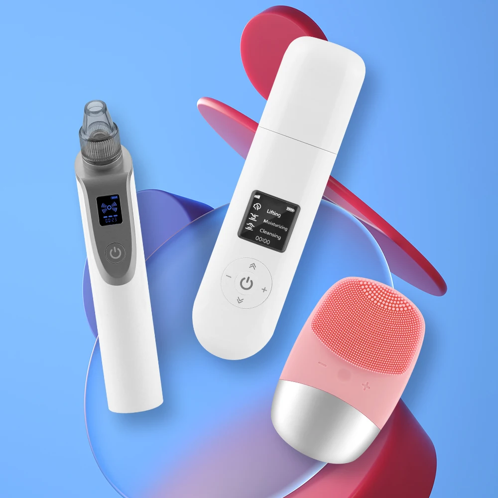 Ultrasonic Skin Scrubber Ultrasonic Facial Cleaner Blackhead Remover Vacuum Electric Face Cleaning Brush Ultrasonic Peeling
Ultrasonic Skin Scrubber Ultrasonic Facial Cleaner Blackhead Remover Vacuum Electric Face Cleaning Brush Ultrasonic Peeling