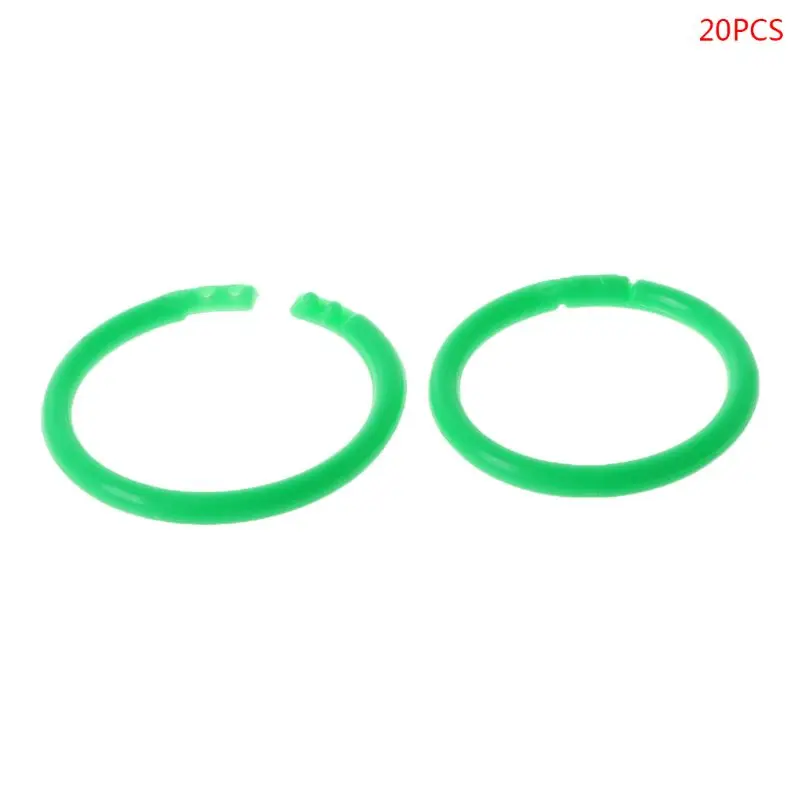 20x 35mm Creative Plastic Circle Multi-Functional Loose Leaf Ring Binder Hoop For DIY Photo Scrapbook Album Book Office
20x 35mm Creative Plastic Circle Multi-Functional Loose Leaf Ring Binder Hoop For DIY Photo Scrapbook Album Book Office