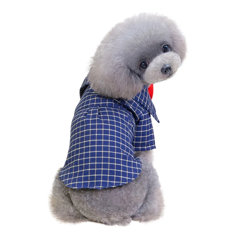 Dog Cotton Shirt Gentle Soft Casual Dog Western Coat Cloth Dog Plaid Shirt Dog Clothes for Autumn Roupas Pet Costume
Dog Cotton Shirt Gentle Soft Casual Dog Western Coat Cloth Dog Plaid Shirt Dog Clothes for Autumn Roupas Pet Costume