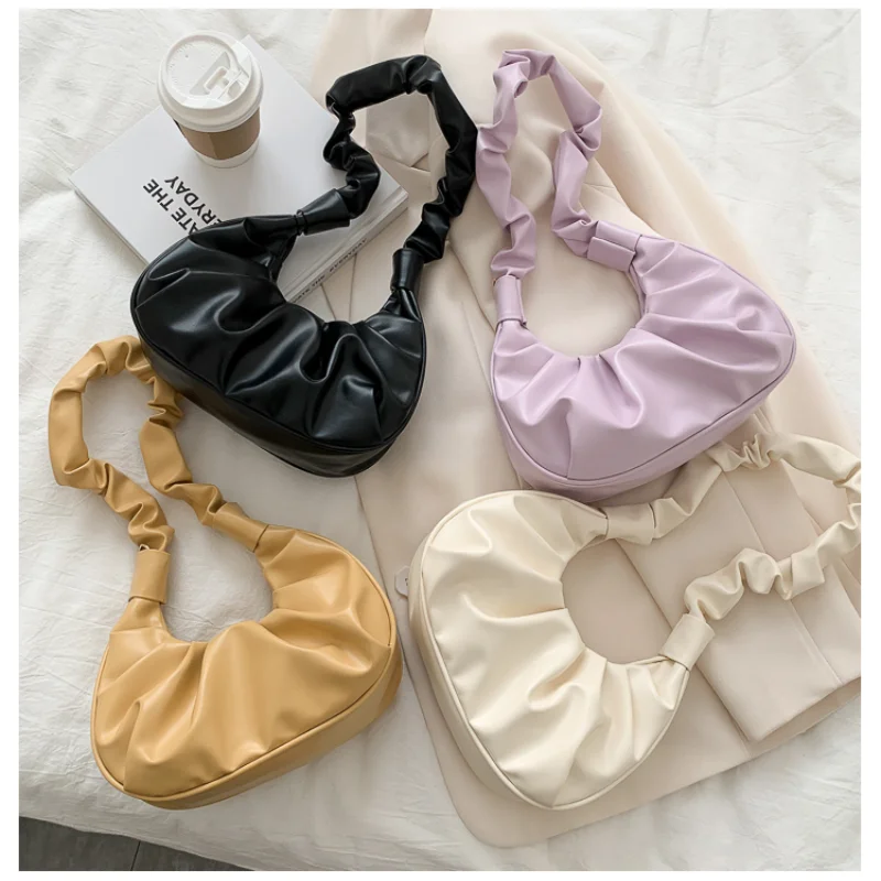 Baguette Bag Popular Underarm Bag French Style Versatile Bag Women 2021 New Fashion Cloud Fold Straddle Single Shoulder Bag
Baguette Bag Popular Underarm Bag French Style Versatile Bag Women 2021 New Fashion Cloud Fold Straddle Single Shoulder Bag