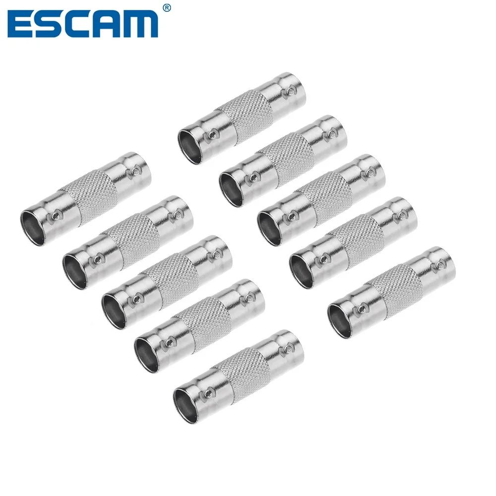 ESCAM 10pcs/lot CCTV Connector Plug BNC Female to BNC Female Jack Video Adapter/BNC Connector
ESCAM 10pcs/lot CCTV Connector Plug BNC Female to BNC Female Jack Video Adapter/BNC Connector