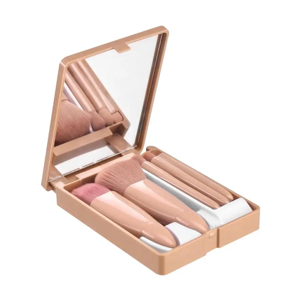 Travel Makeup Brush Set Professional Cosmetic Makeup Brush Tool Soft Hair Wooden Handle 5-Piece Makeup Brush Set For Woman Bea
Travel Makeup Brush Set Professional Cosmetic Makeup Brush Tool Soft Hair Wooden Handle 5-Piece Makeup Brush Set For Woman Bea