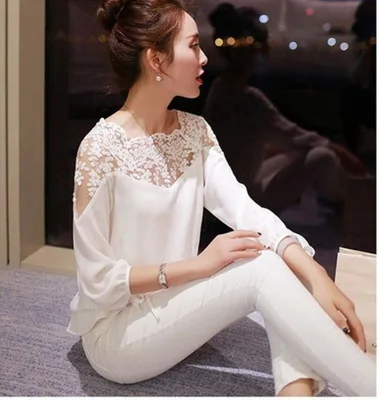 VOOCIEC 2020 Summer NEW Ladies Girl Women 3\4 Sleeve Lace Hollow Casual Chiffon T shirt
VOOCIEC 2020 Summer NEW Ladies Girl Women 3\4 Sleeve Lace Hollow Casual Chiffon T shirt