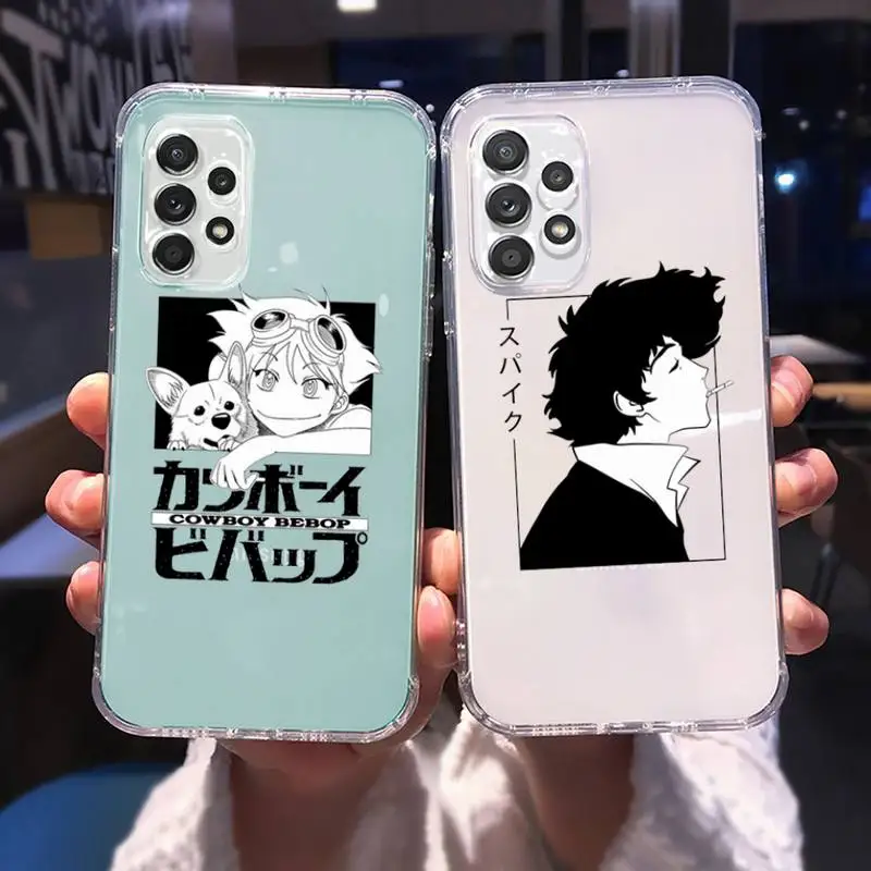 Japan anime Cowboy bebop Phone Case Transparent For Samsung Galaxy A S Note 9 10 51 50 71 70 80 20 21 30s ultra plus
Japan anime Cowboy bebop Phone Case Transparent For Samsung Galaxy A S Note 9 10 51 50 71 70 80 20 21 30s ultra plus