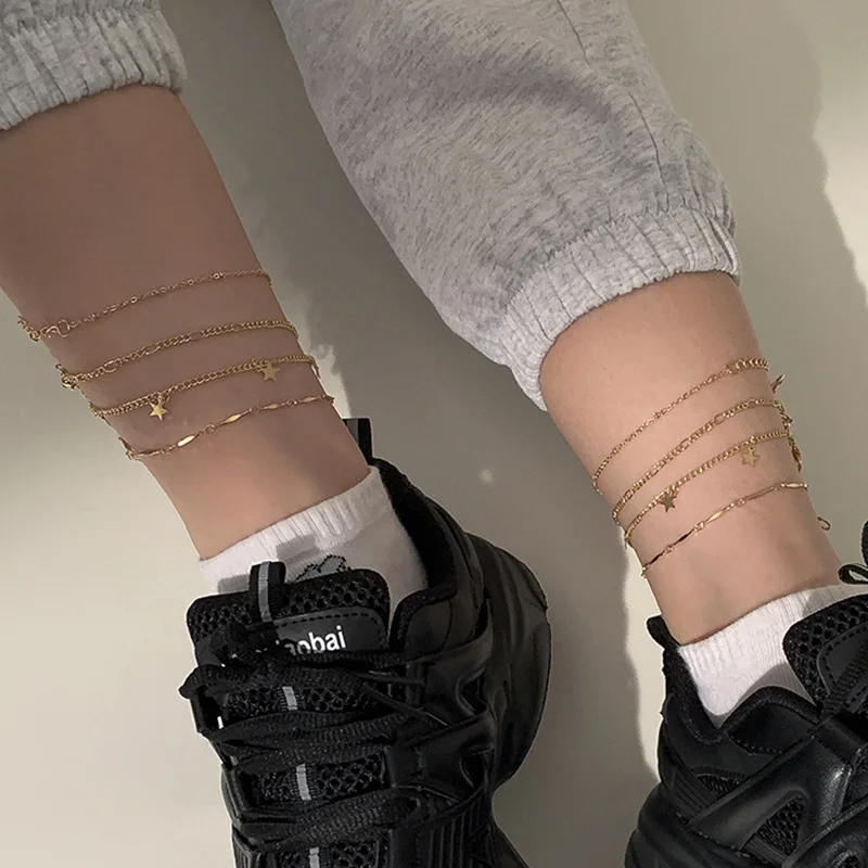 5pcs/set Women Jewelry Simply Star Charm Bracelet Set Boho Trendy INS Wholesale 
5pcs/set Women Jewelry Simply Star Charm Bracelet Set Boho Trendy INS Wholesale