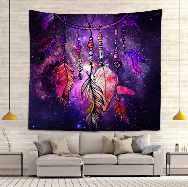 Dreamcatcher Tapestry Colorful Feather Space Galaxy Wall Hanging Tapestries for Living Room Bedroom Home Dorm Decor
Dreamcatcher Tapestry Colorful Feather Space Galaxy Wall Hanging Tapestries for Living Room Bedroom Home Dorm Decor