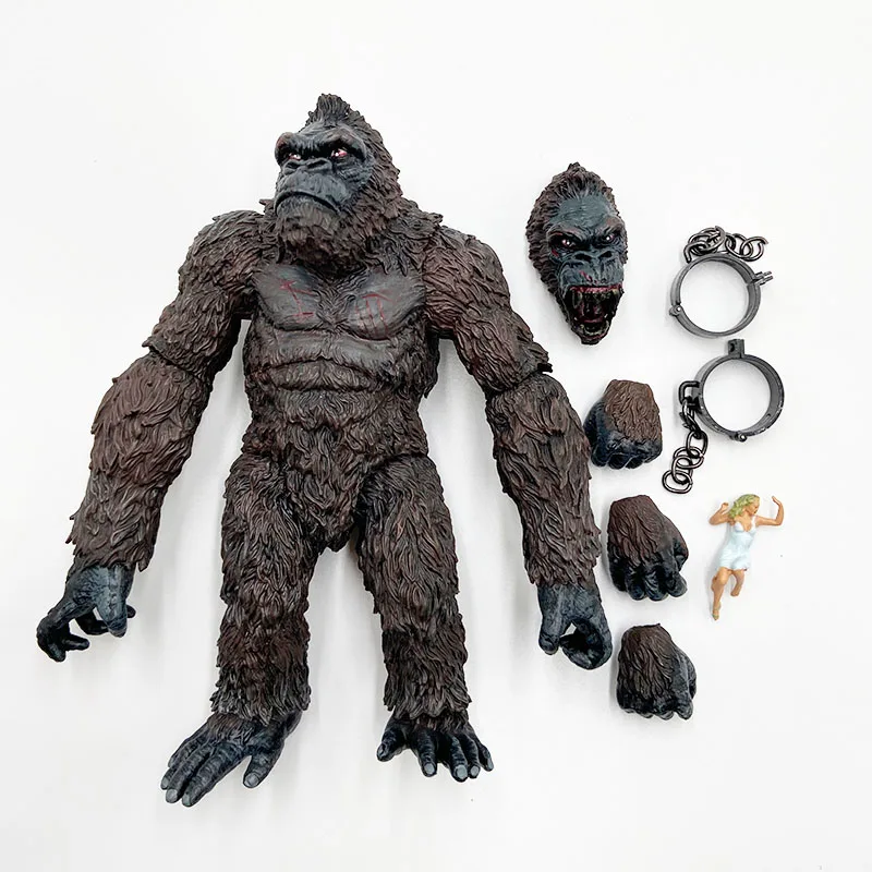 Экшн-фигурка Kingkong из фильма обезьяна Кинг Конг шарнирная ПВХ фигурка Коллекционная модель игрушки 18 см
Экшн-фигурка Kingkong из фильма обезьяна Кинг Конг шарнирная ПВХ фигурка Коллекционная модель игрушки 18 см