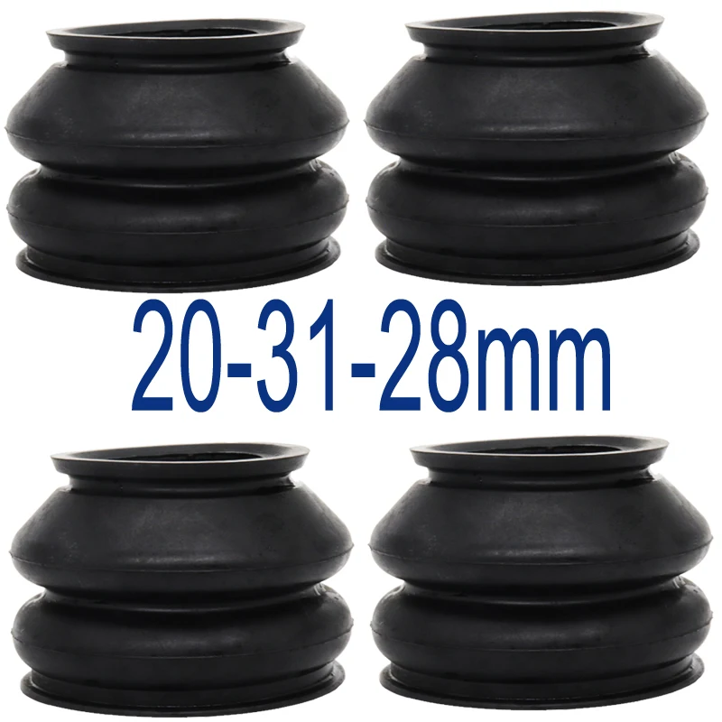 4x 20-31-28MM Turn To Rod Control Arms Ball Joint Boot Dust Rubber Cover Linkages Gaiters Repair Ends Car Suspension Replacement
4x 20-31-28MM Turn To Rod Control Arms Ball Joint Boot Dust Rubber Cover Linkages Gaiters Repair Ends Car Suspension Replacement