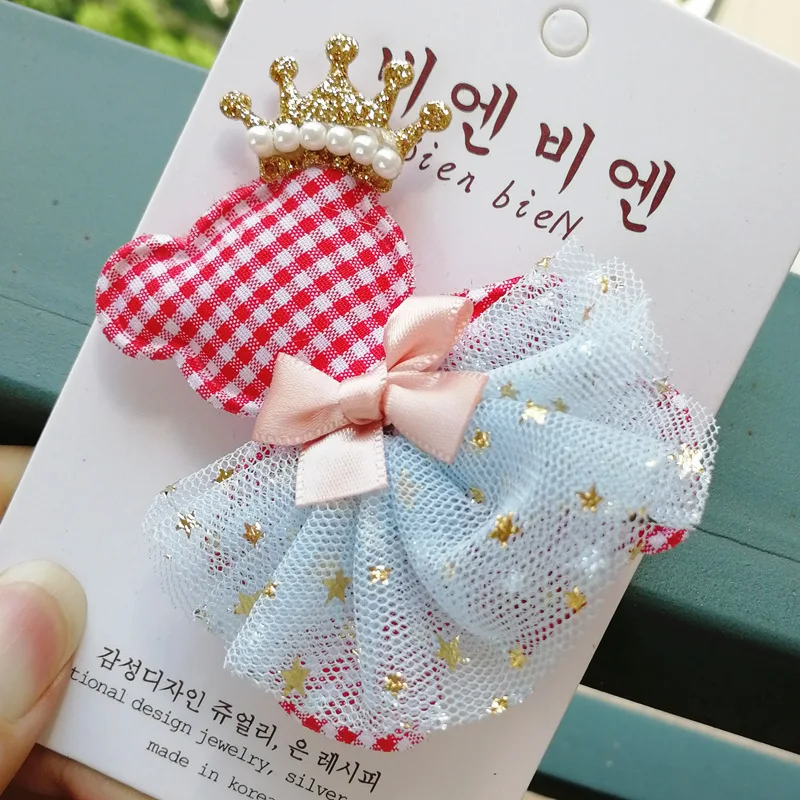 15pcs Fashion Glitter Tiaras Tulle Skirt Bear Hairpins Pearl Crown Animal Barrettes Hair Clips Princess Headwear HairAccessories
15pcs Fashion Glitter Tiaras Tulle Skirt Bear Hairpins Pearl Crown Animal Barrettes Hair Clips Princess Headwear HairAccessories