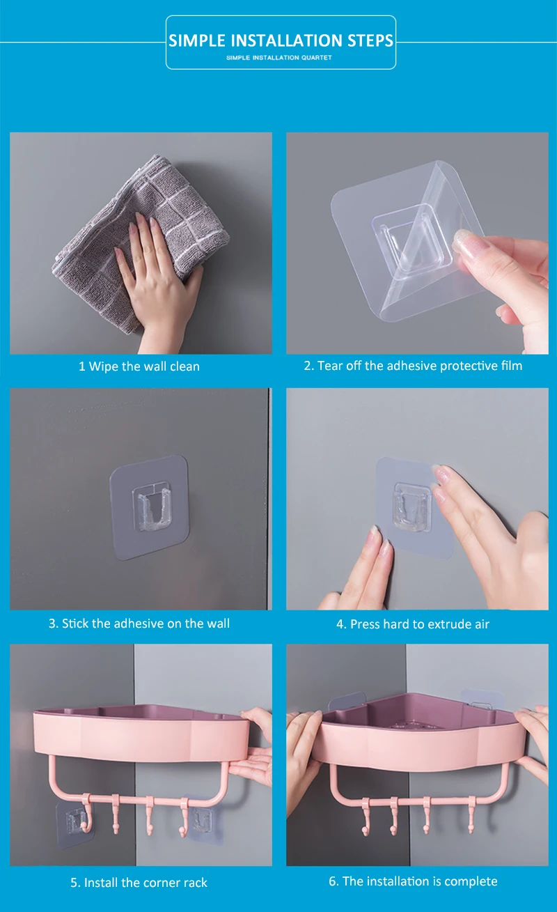 Punch Free Corner Bathroom Shelf Shelves Bathroom Accessories Bathroom Organizer Storage Rack Kitchen Bathroom Tripod Wall Shelf
Punch Free Corner Bathroom Shelf Shelves Bathroom Accessories Bathroom Organizer Storage Rack Kitchen Bathroom Tripod Wall Shelf