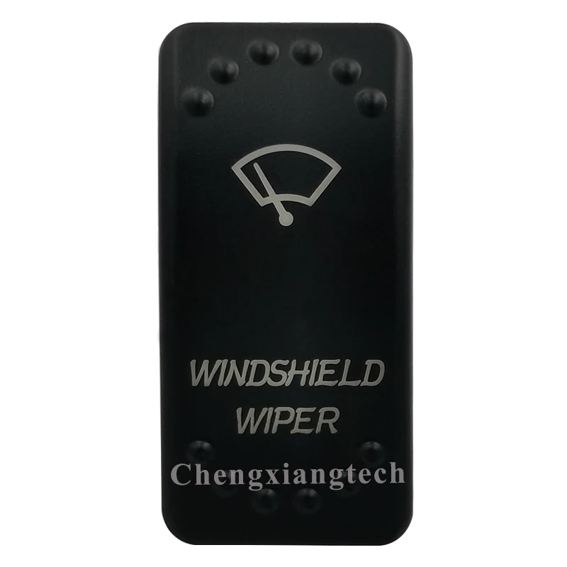 Laser Etched - WINDSHIELD WIPER- Led Backlit Rocker Switch Cap for Car Boat Truck Rv Switch Auto DIY Replacing, Cover Only
Laser Etched - WINDSHIELD WIPER- Led Backlit Rocker Switch Cap for Car Boat Truck Rv Switch Auto DIY Replacing, Cover Only