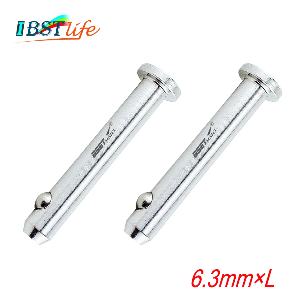 2PCS 6.3mm 316 Stainless Steel Dowel Pin Flat Head Cylindrical Pin Positioning Pins Quick Release Ball Pin Retainer Farm Lawn
2PCS 6.3mm 316 Stainless Steel Dowel Pin Flat Head Cylindrical Pin Positioning Pins Quick Release Ball Pin Retainer Farm Lawn