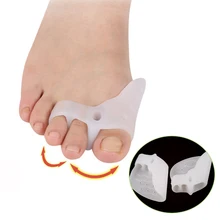 2pcs Special Hallux Valgus Bicyclic Thumb Orthopedic Braces To Correct Daily Silicone Toe Big Bone Bunion Foot Care Cool Z58401