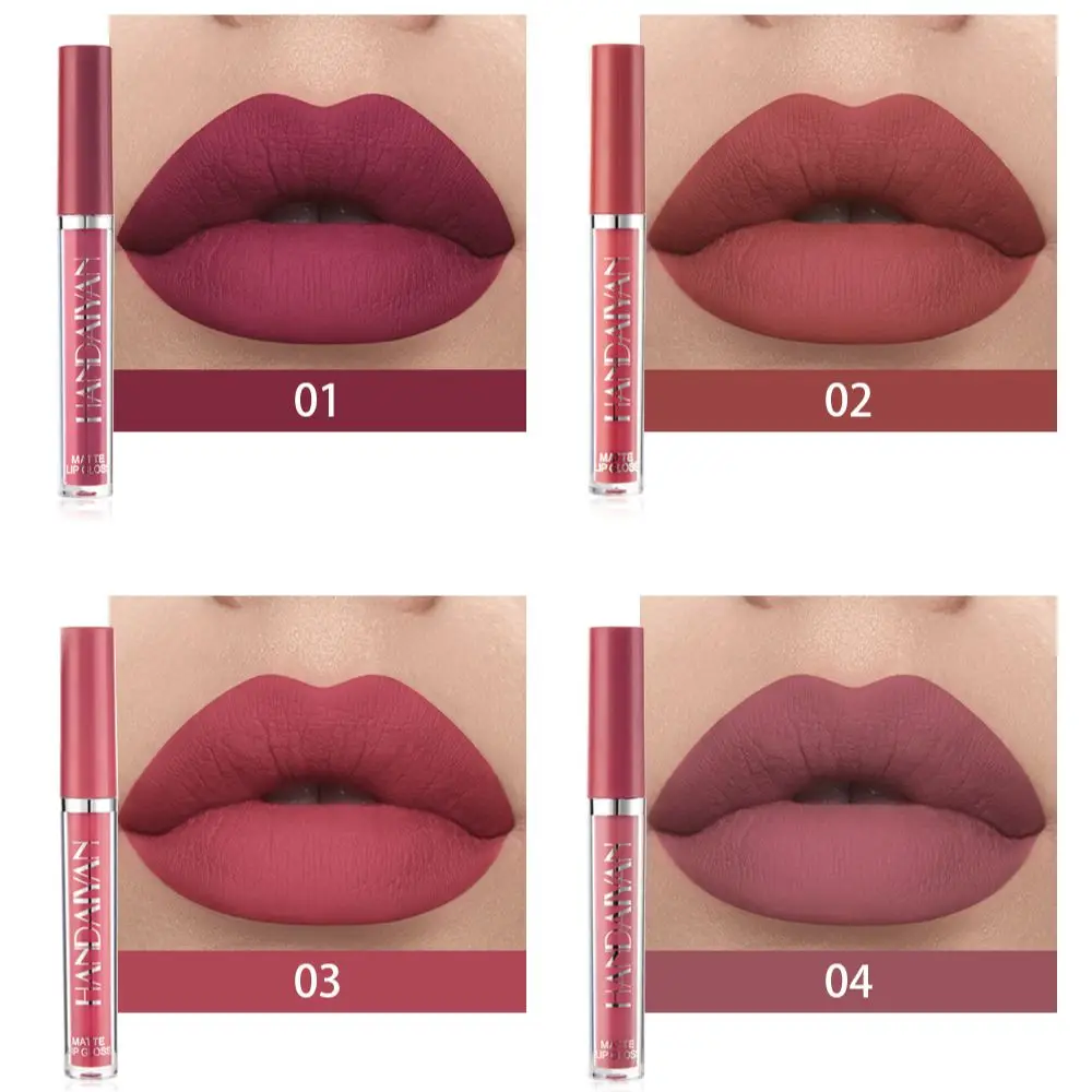 HANDAIYAN 6 Color Matte Liquid Lipstick Sets Lip Gloss for Lips Long Lasting Waterproof Cosmetics Sexy Makeup
HANDAIYAN 6 Color Matte Liquid Lipstick Sets Lip Gloss for Lips Long Lasting Waterproof Cosmetics Sexy Makeup