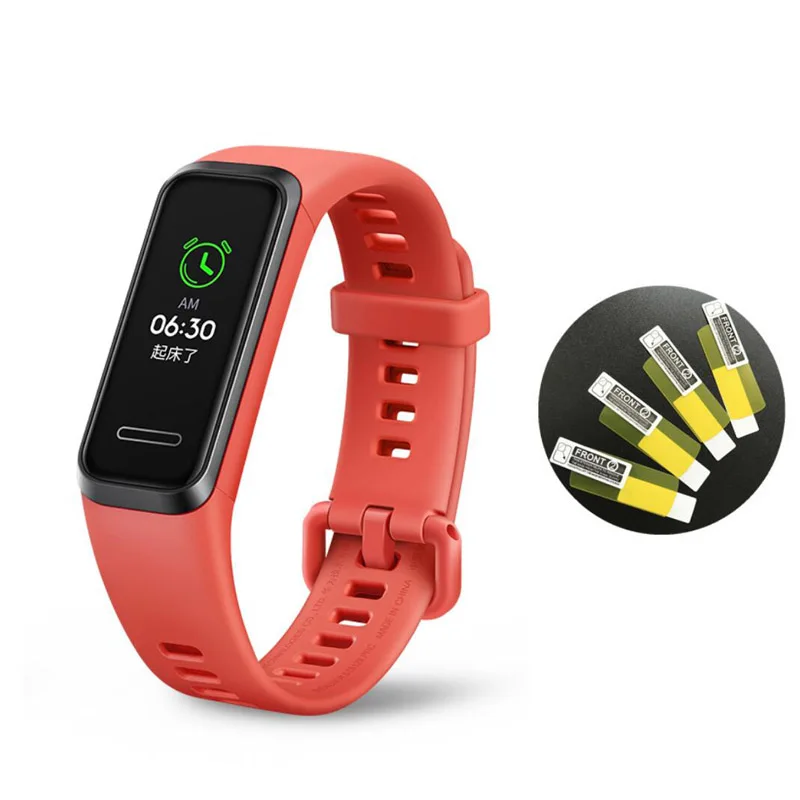 5 шт. мягкий ТПУ прозрачный смарт браслет защитная пленка для Huawei Band 4 часы полный