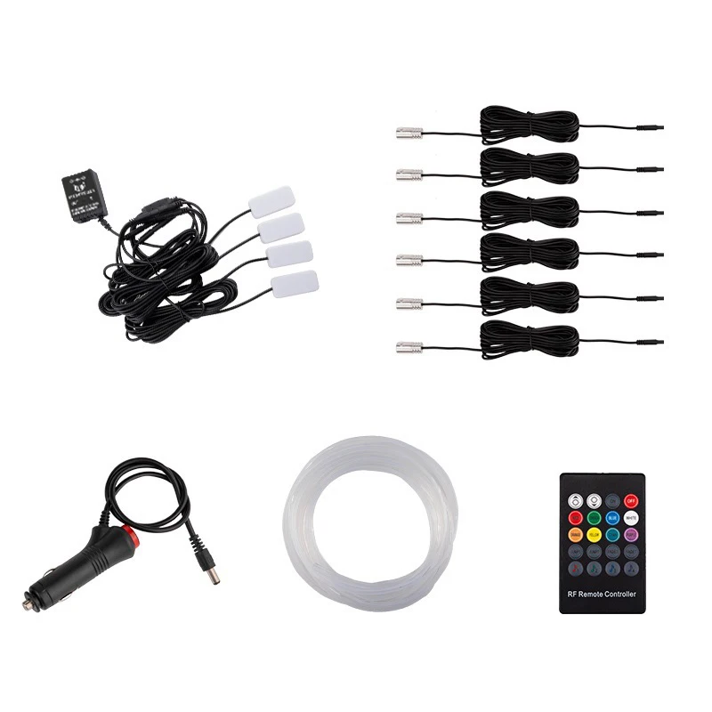 8M LED Strips RGB Fiber Optic Atmosphere Lamps Colorful car interior lights Ambient Light Decorative Dashboard AppControl
8M LED Strips RGB Fiber Optic Atmosphere Lamps Colorful car interior lights Ambient Light Decorative Dashboard AppControl