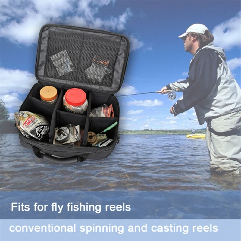 Fishing Tackle Bag Outdoor Large Fishing Bait Line Storage Box Water-Resistant Hand Messenger Bag Portable Outdoor Fishing
Fishing Tackle Bag Outdoor Large Fishing Bait Line Storage Box Water-Resistant Hand Messenger Bag Portable Outdoor Fishing