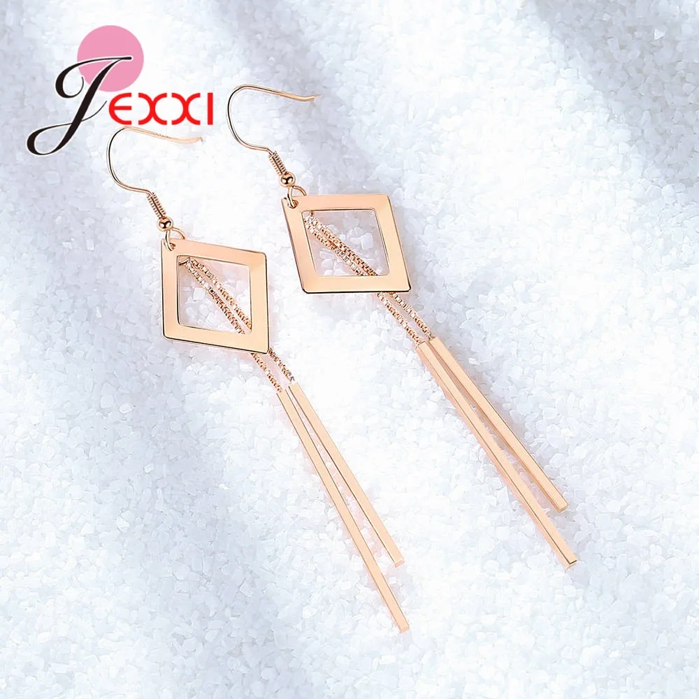 New 925 Sterling Silver Earrings For Women Charming Rhombus Tassel Earring Luxury Crystal AAA CZ Party High Jewelry Free Ship
New 925 Sterling Silver Earrings For Women Charming Rhombus Tassel Earring Luxury Crystal AAA CZ Party High Jewelry Free Ship