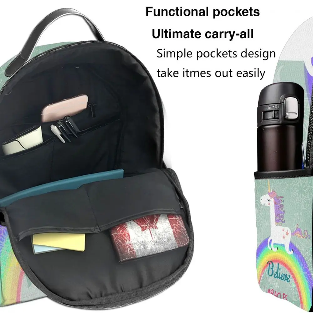 Backpack Women Fashion Shoulder Bag Cute Unicorn With Rainbow School Bag For Teenage Girl Boy Children Backpacks Travel Bag
Backpack Women Fashion Shoulder Bag Cute Unicorn With Rainbow School Bag For Teenage Girl Boy Children Backpacks Travel Bag