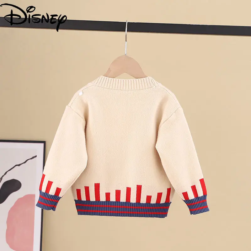 Disney fashion cute cartoon printed sweater simple, comfortable, soft and casual all-match children's cardigan sweater
Disney fashion cute cartoon printed sweater simple, comfortable, soft and casual all-match children's cardigan sweater