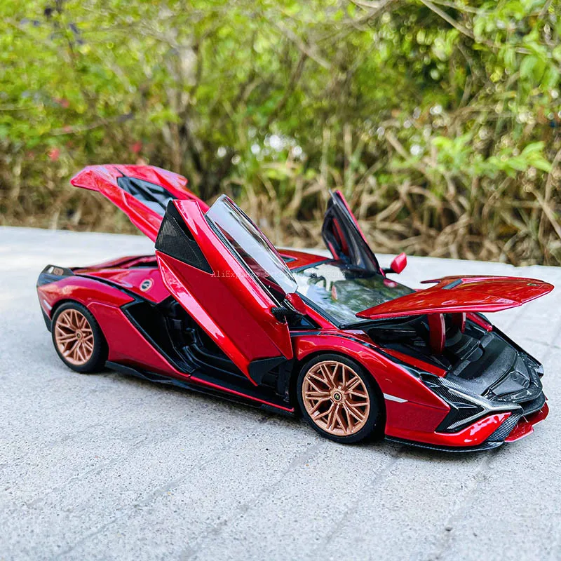 Модель автомобиля из литого сплава Bburago 1:24 Lamborghini Sian FKP 37 коллекция игрушек в стиле