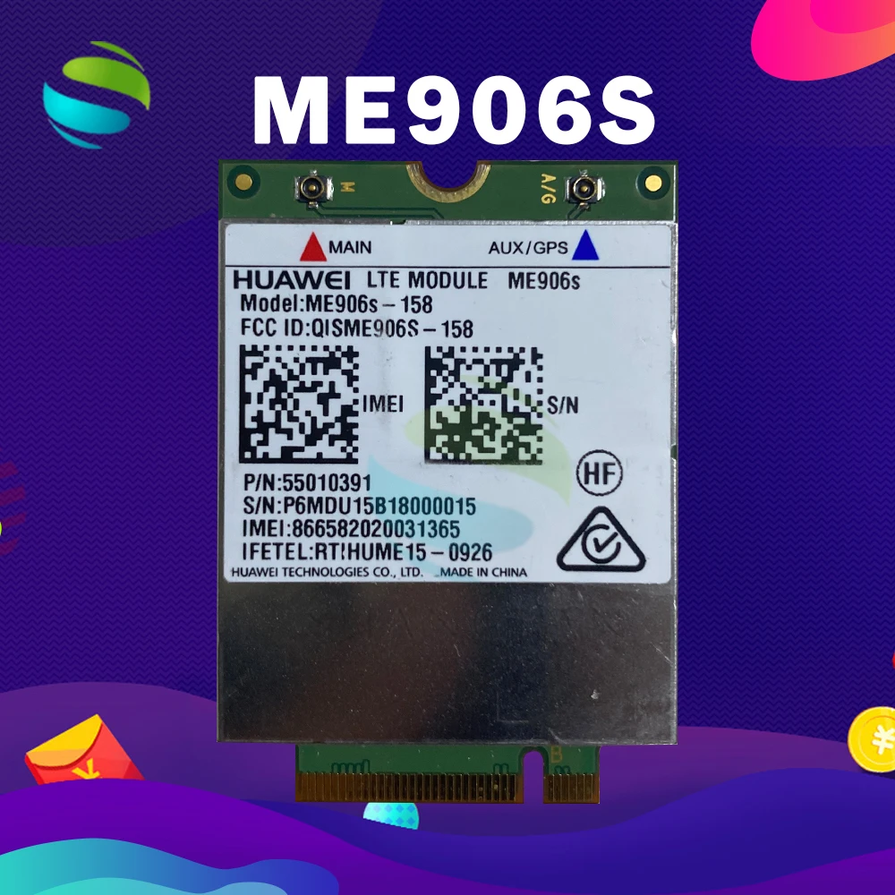 4G WLAN CARD for HUAWEI ME906s LTE M.2 Module ME906S-158 WCDMA+HSPA GPS 3G 4G NGFF WLAN CARD
4G WLAN CARD for HUAWEI ME906s LTE M.2 Module ME906S-158 WCDMA+HSPA GPS 3G 4G NGFF WLAN CARD